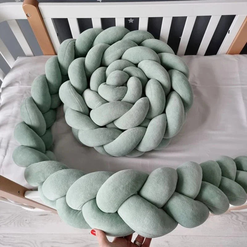 Soft Braid Crib Guard - CozyKnot™