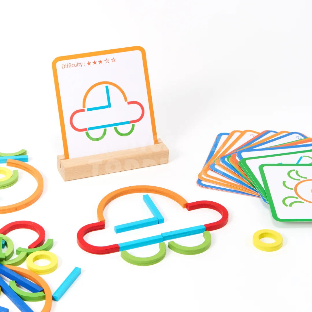 Toddlers Stick &amp; Rings Puzzle