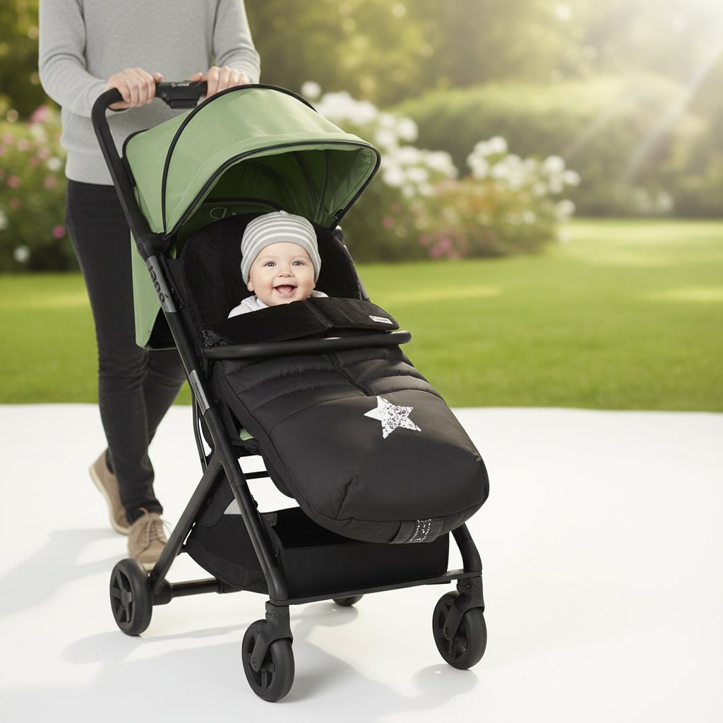 Jane Rocket Sport Luxe Pushchair with Raincover &amp; Footmuff / Seat Liner