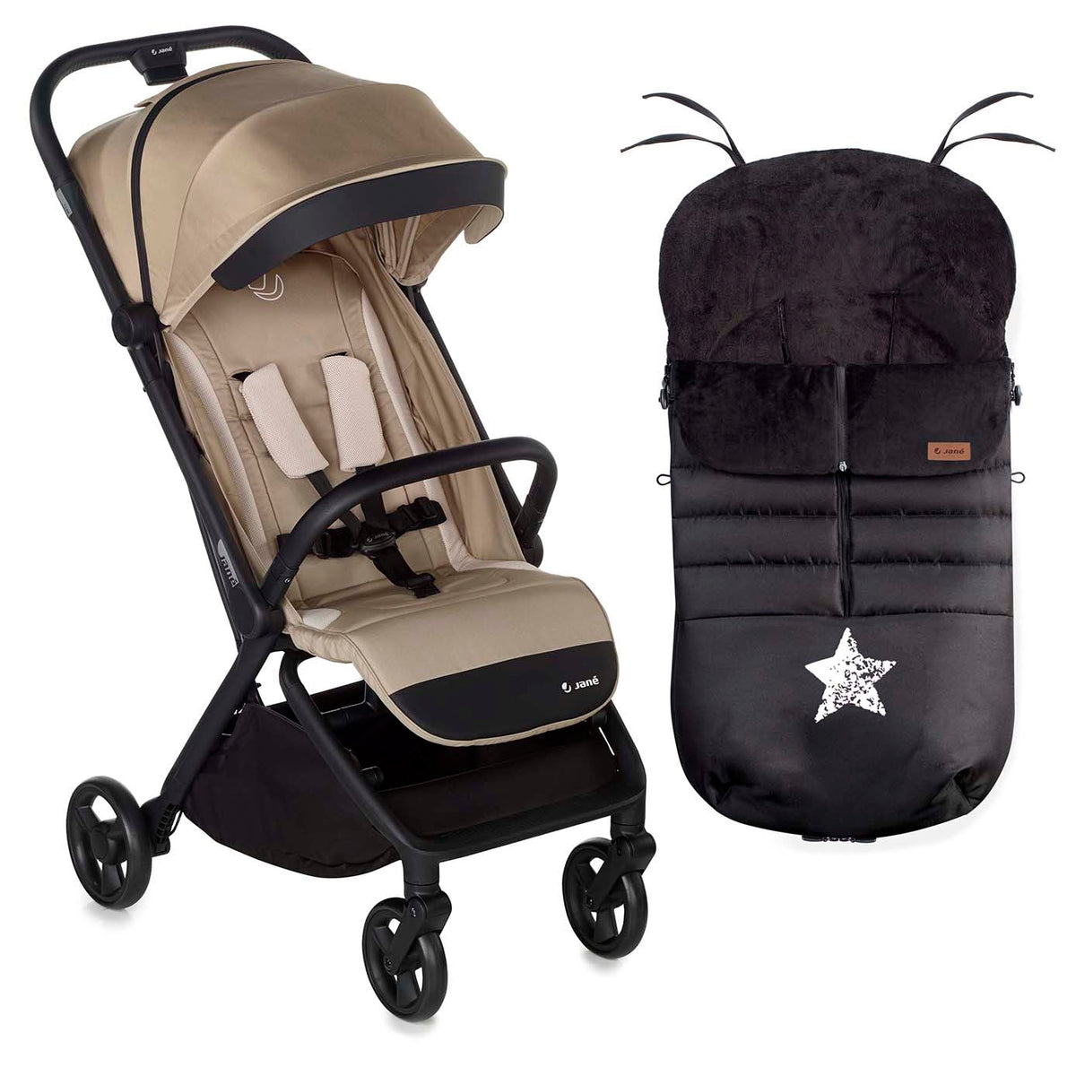 Jane Clap Luxe Pushchair &amp; Footmuff