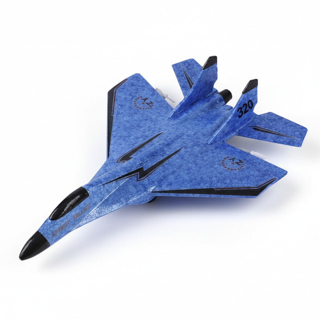MIG 320 Foam RC Glider Drone | Hand-Thrown Electric Airplane Toy for Boys