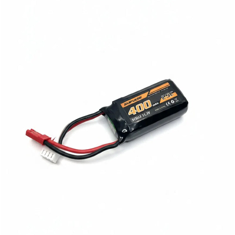 VolantexRC 400mAh 3S 11.1V 25C LiPo Battery for 500mm Brushless Warbirds