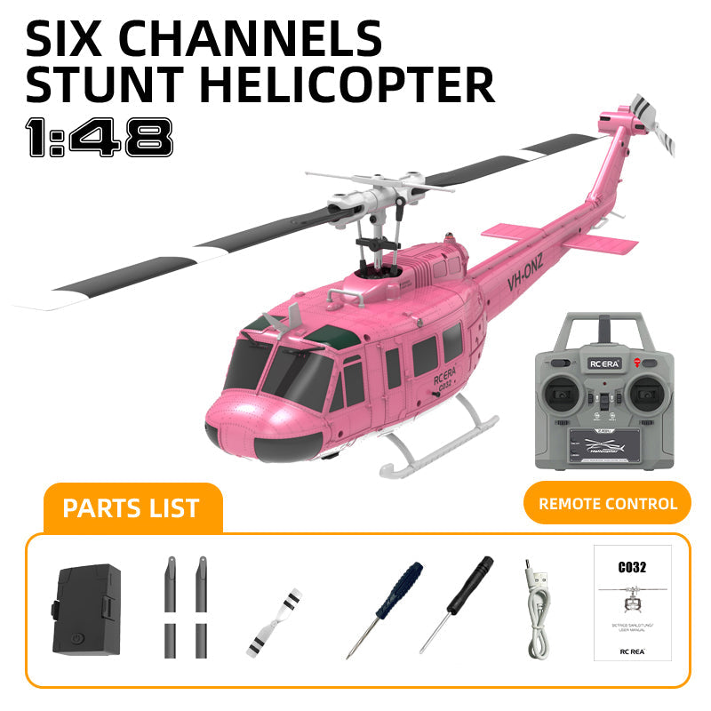 RC ERA C032 UH-1 Huey 6CH RC Helicopter with Smart Positioning &amp; 3D Stunt Flight