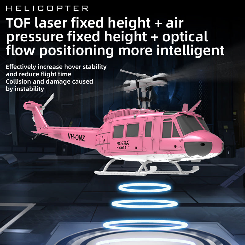 RC ERA C032 UH-1 Huey 6CH RC Helicopter with Smart Positioning &amp; 3D Stunt Flight