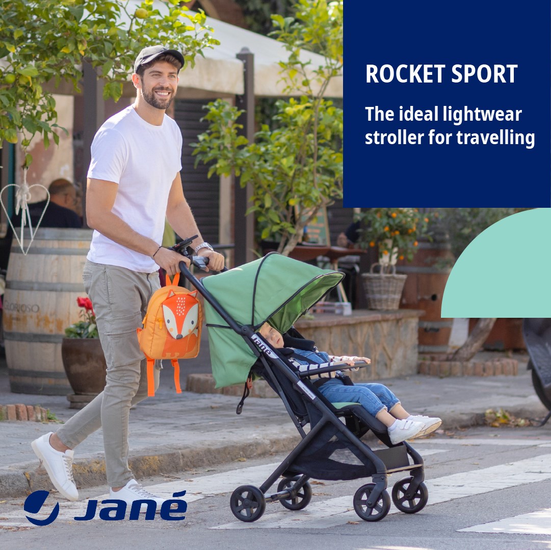 Jane Rocket Sport Luxe Pushchair with Raincover &amp; Footmuff / Seat Liner