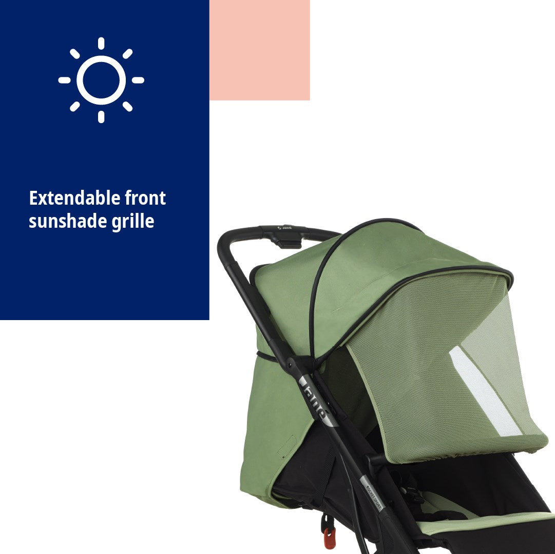 Jane Rocket Sport Luxe Pushchair with Raincover &amp; Footmuff / Seat Liner