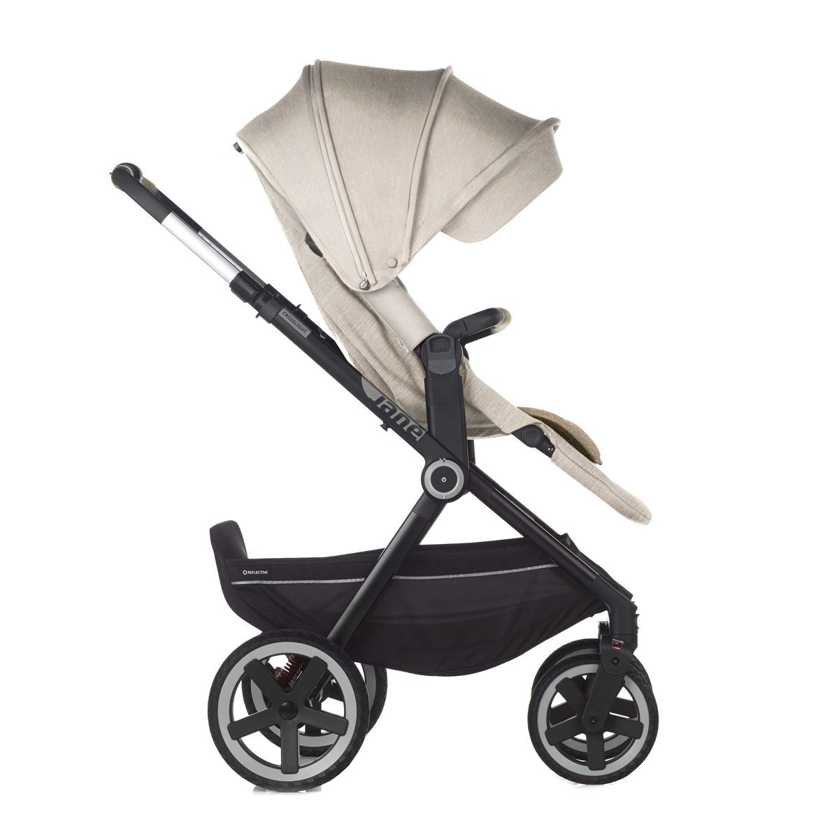 Jane Crosslight-3 Trio Fix with iKonic-2 Birth-4 Year Swivel Car Seat Bundle