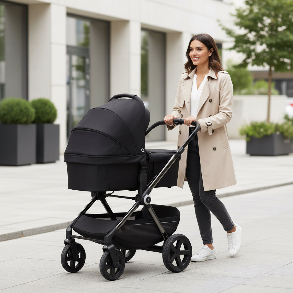 Jane Crosslight-3 Trio Fix with iKonic-2 Birth-4 Year Swivel Car Seat Bundle