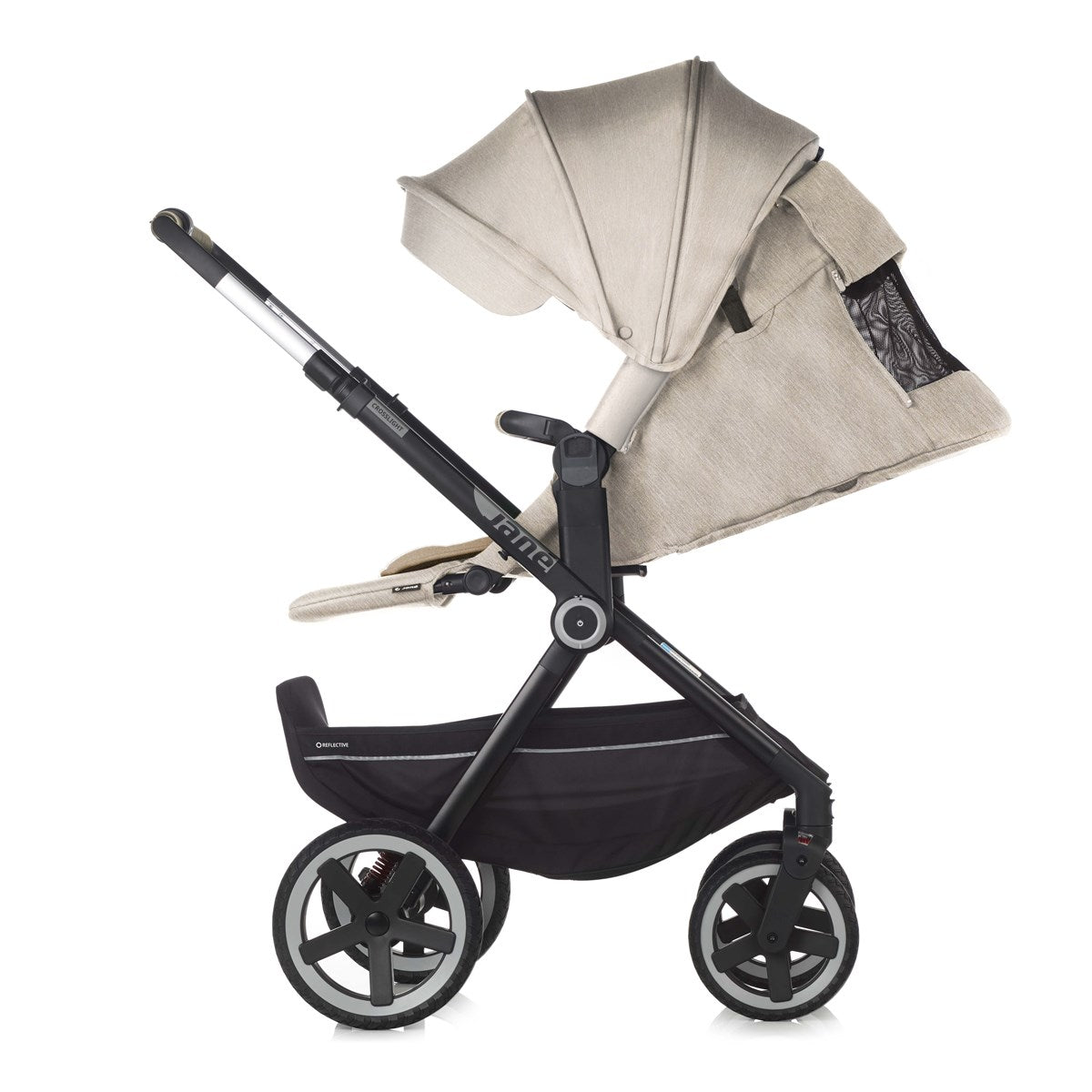 Jane Crosslight-3 Trio Fix with iKonic-2 Birth-4 Year Swivel Car Seat Bundle
