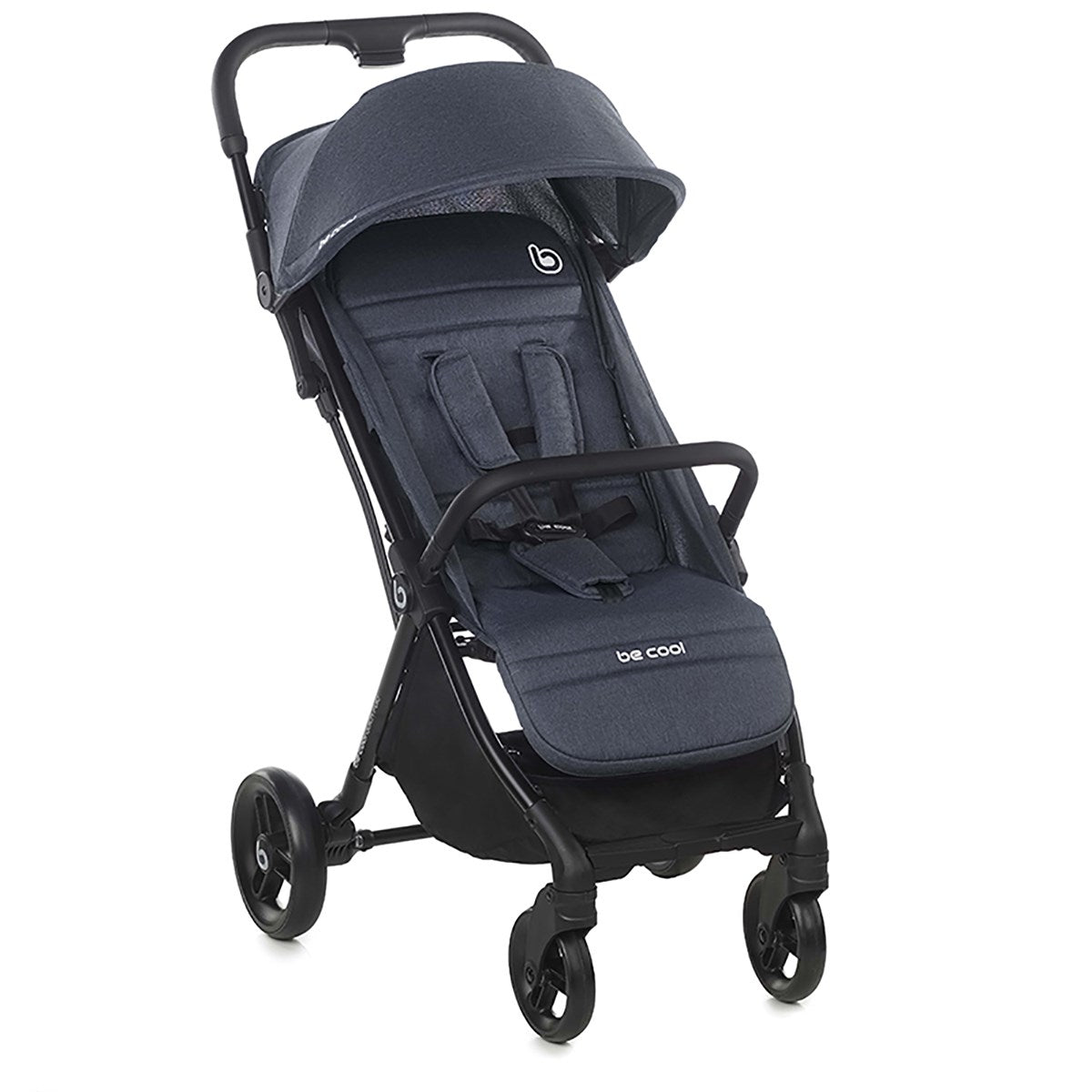 Be Cool Quick Fold Luxe Compact Fold Stroller &amp; Footmuff / Liner 0-22kg, 0-4 years