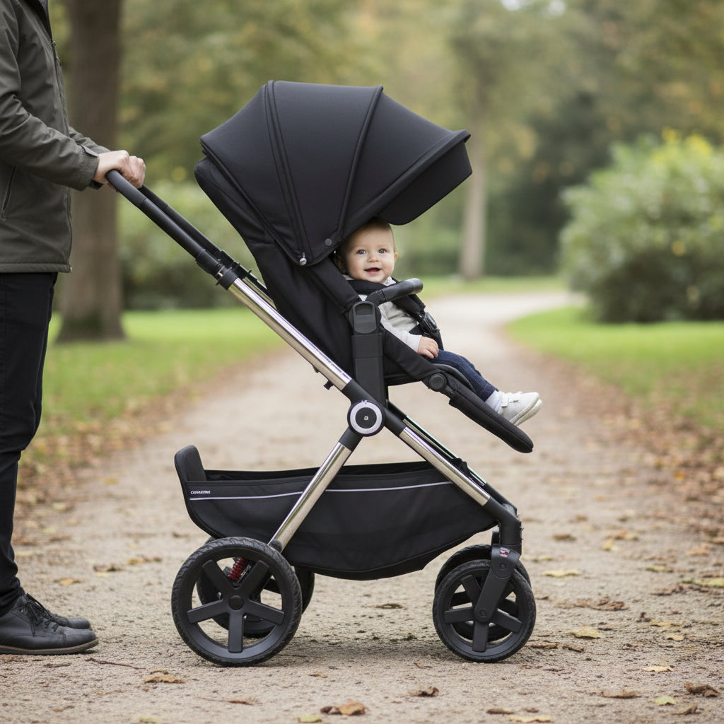 Jane Crosslight-3 Trio Koos Travel System, Special Edition Silver Shadow