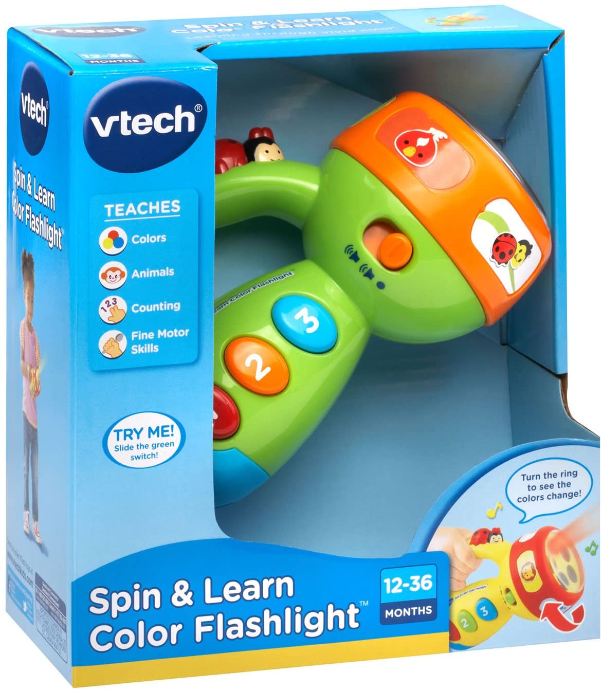 Hand Powered Rainbow Torch