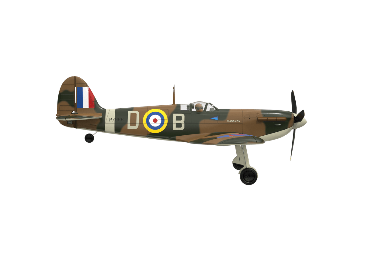 VolantexRC Spitfire 500mm Brushless 4CH Warbird RTF with XPilot Stabilizer