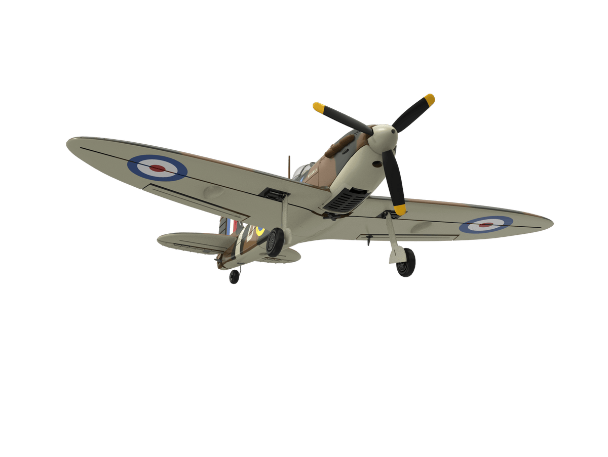 VolantexRC Spitfire 500mm Brushless 4CH Warbird RTF with XPilot Stabilizer