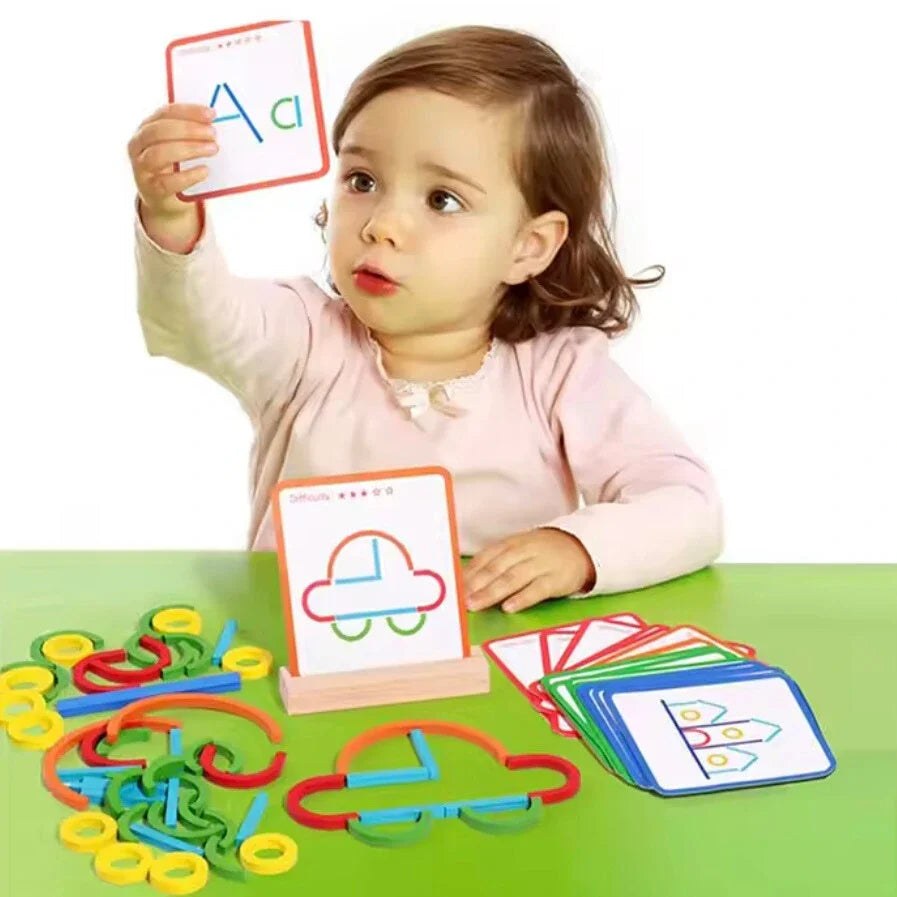 Toddlers Stick &amp; Rings Puzzle