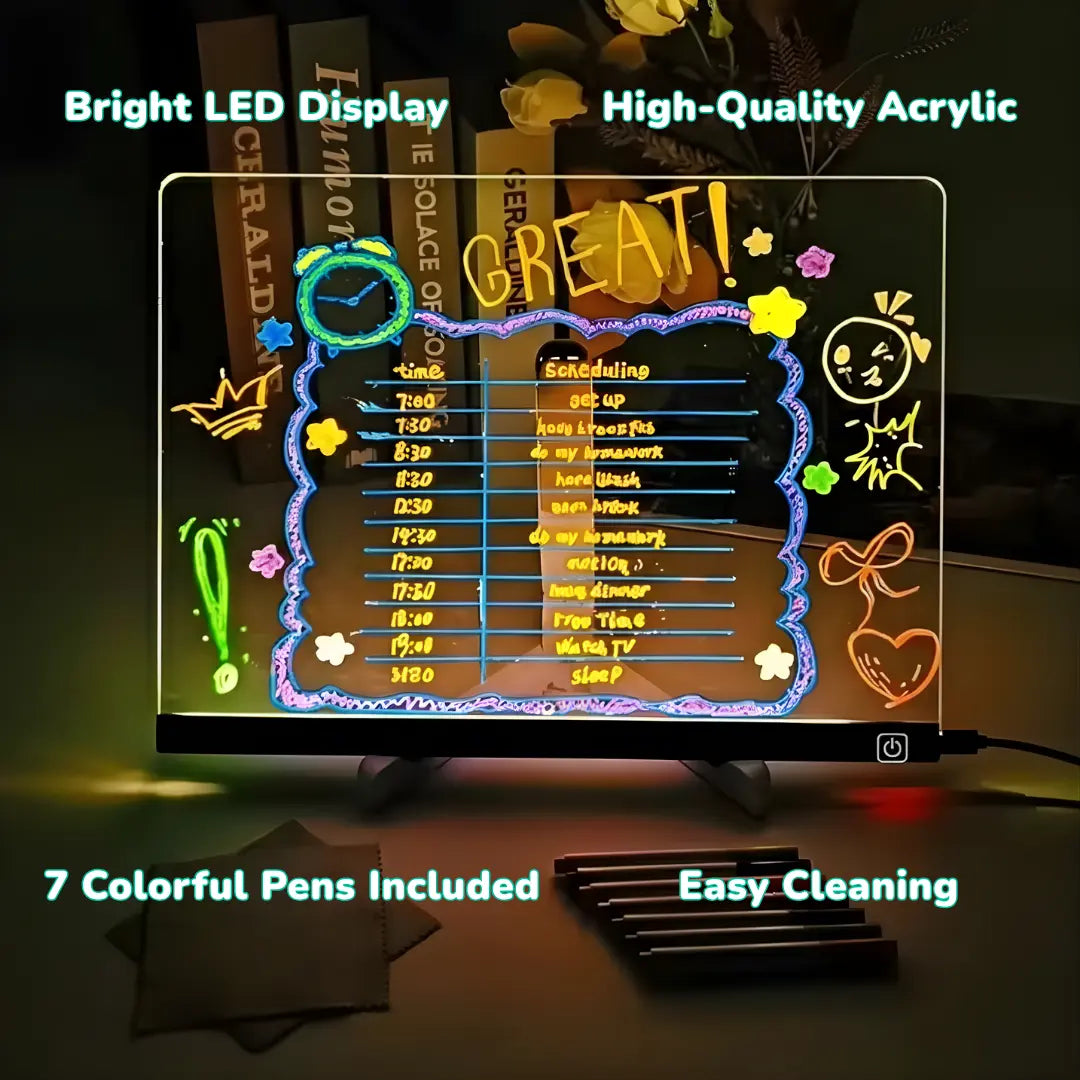 DrawLight Plus™ - Illuminated Imaginations - Drawing Board