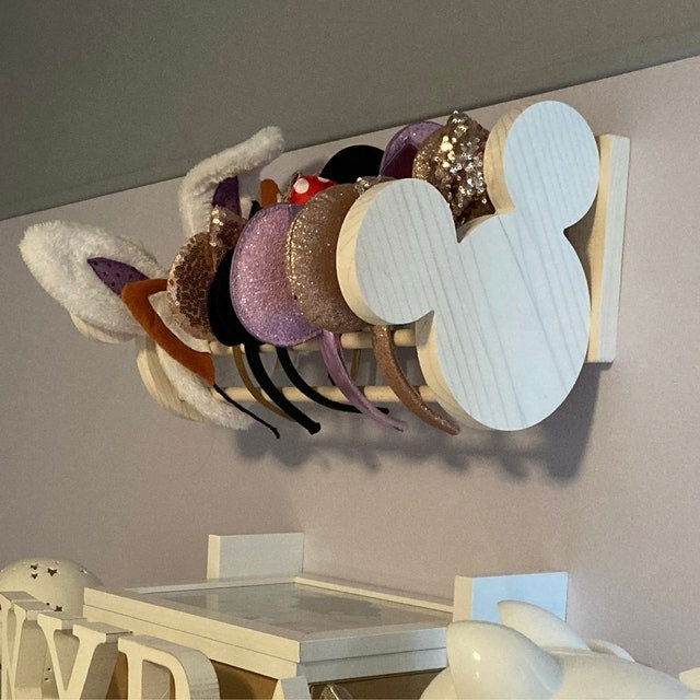 Ears/Headband Display Wooden Holder, DIY Mickey Ear Holder | Kindlytoys MK01