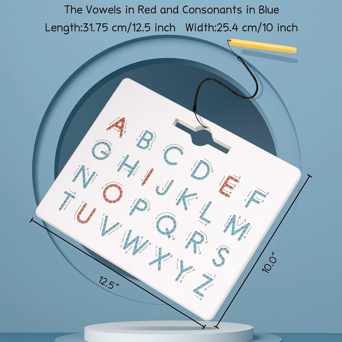Double Sided Magnetic Letter Board - Perfect Gift for 3 Year Olds