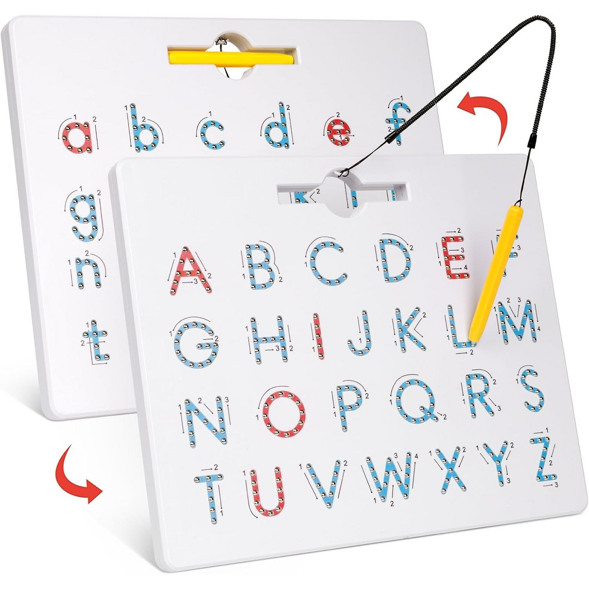 Double Sided Magnetic Letter Board - Perfect Gift for 3 Year Olds
