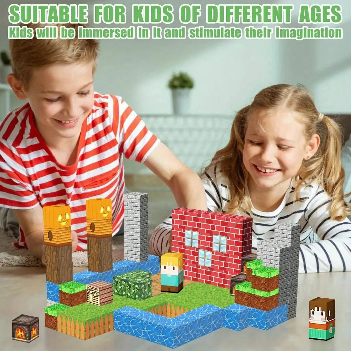 Mine Blocks - Build a world - Magnets