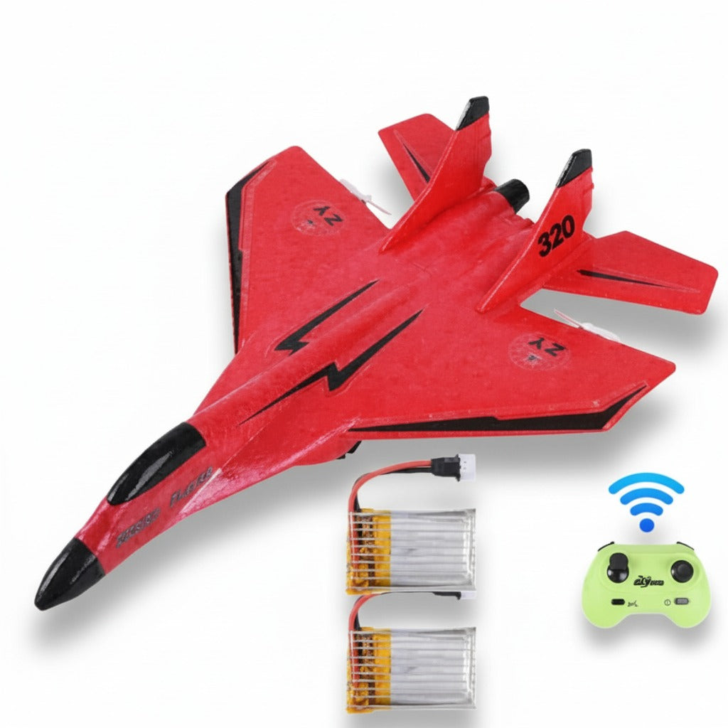 MIG 320 Foam RC Glider Drone | Hand-Thrown Electric Airplane Toy for Boys