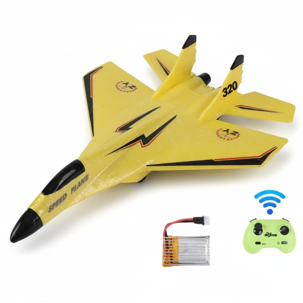 MIG 320 Foam RC Glider Drone | Hand-Thrown Electric Airplane Toy for Boys