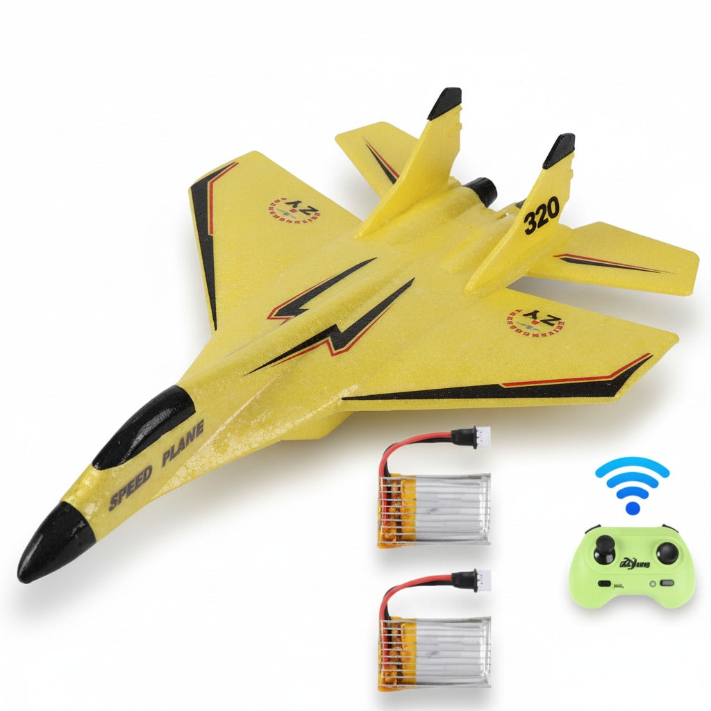 MIG 320 Foam RC Glider Drone | Hand-Thrown Electric Airplane Toy for Boys