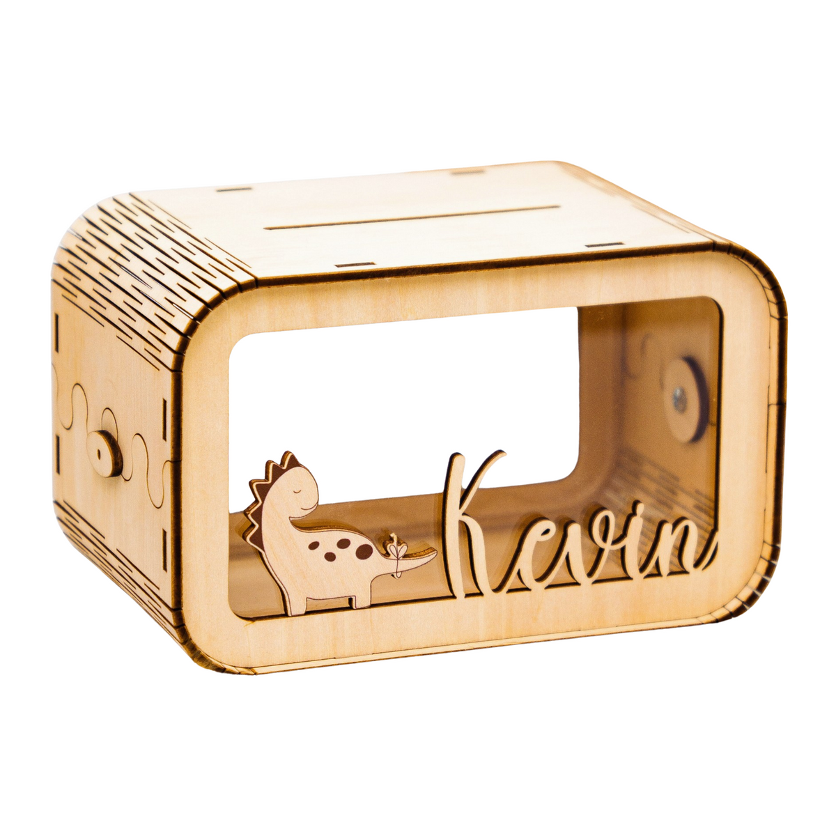 Personalized Piggy Bank For Kids, Wooden Piggy Bank with Name, DIY Piggy Bank, First Birthday Gifts Idea, 1st Christmas Gifts For Kids