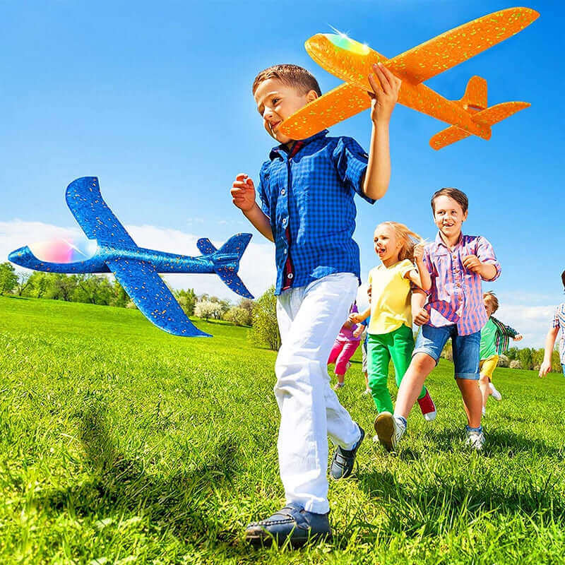 Foam Airplane Toy – Fun Outdoor Throwing Glider for Boys and Girls