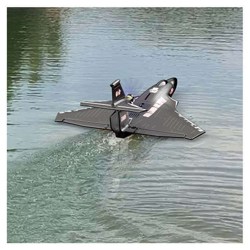 XiaXiu H650 Raptor Tri-Mode Fixed-Wing RC Plane - Land/Water/Air, 1000m Range