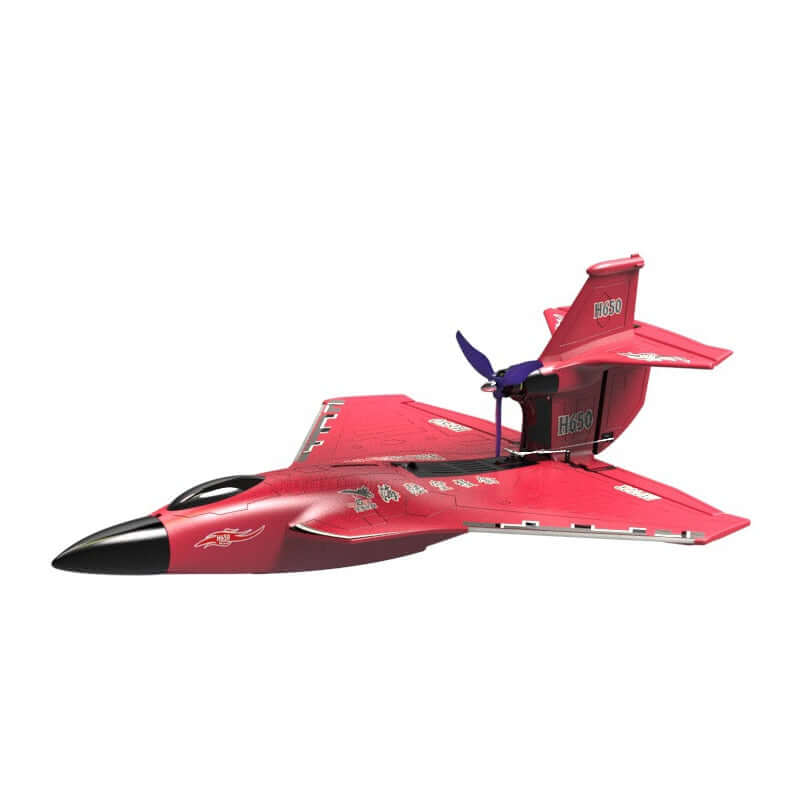 XiaXiu H650 Raptor Tri-Mode Fixed-Wing RC Plane - Land/Water/Air, 1000m Range
