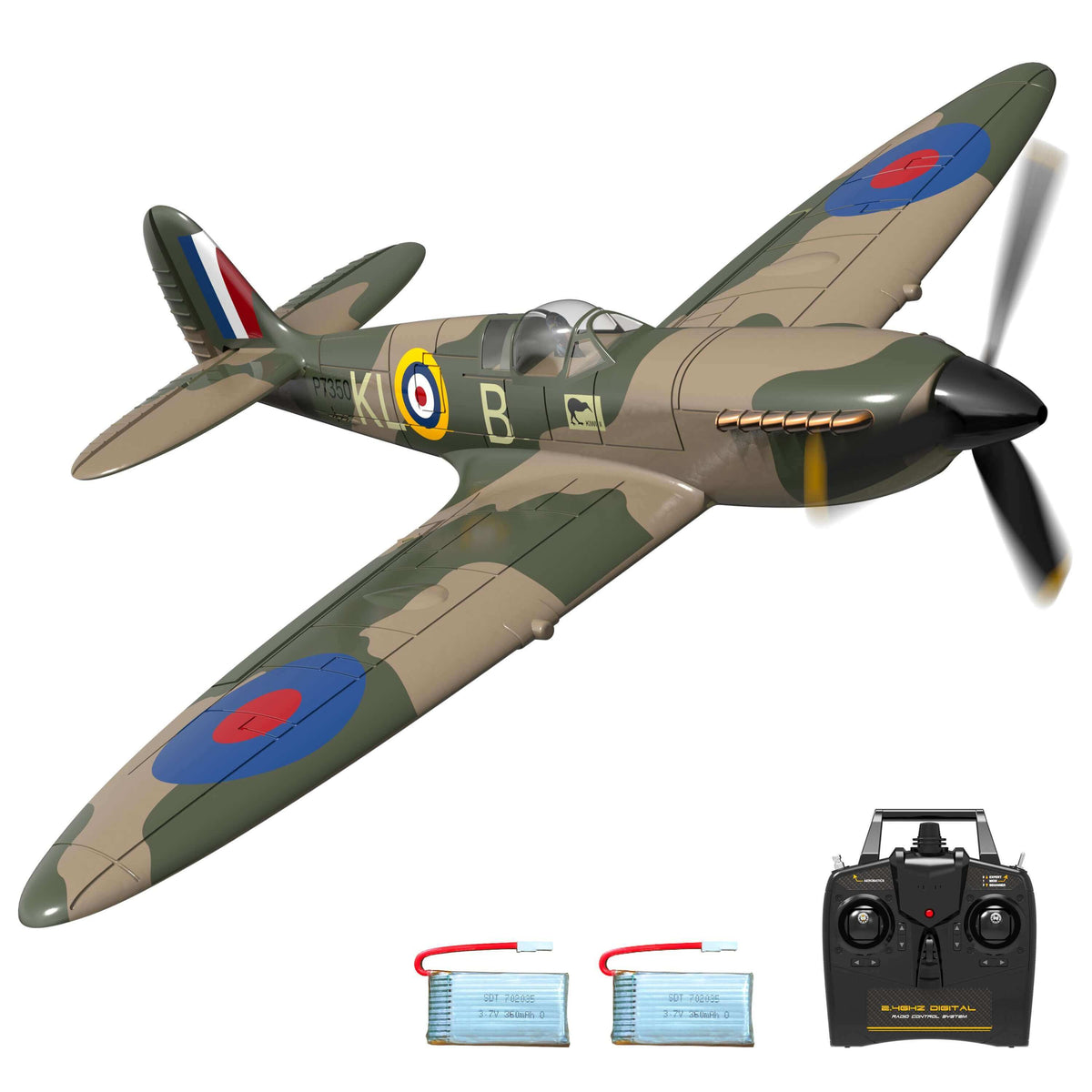 Spitfire RC Airplane: 2.4G 4CH EPP Mini Warbird Plane RTF
