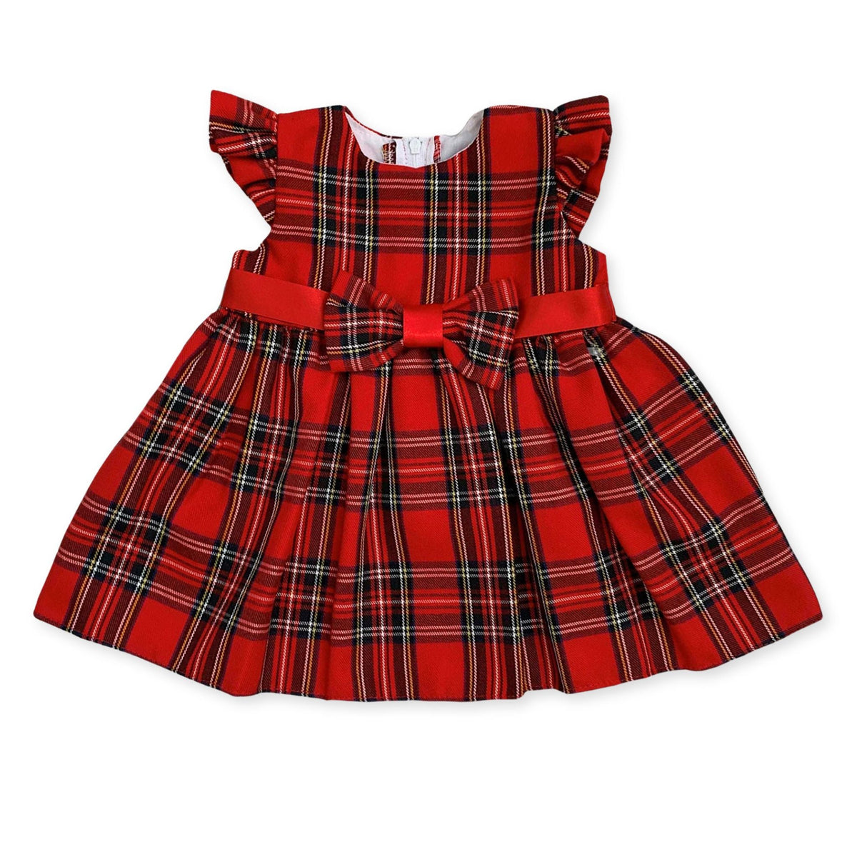 Baby Girls Red Tartan Dress
