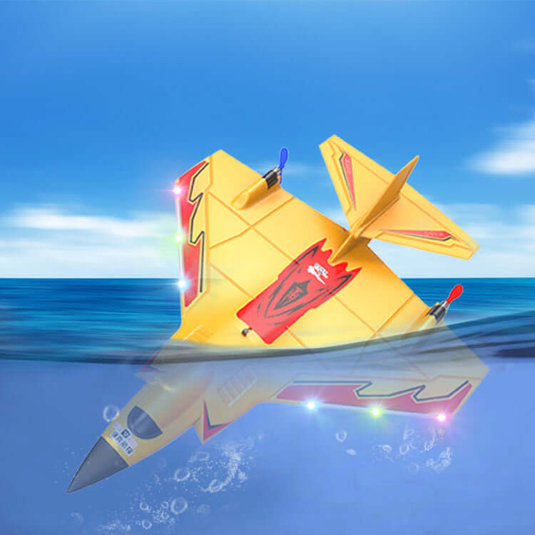 X320 Sea-Land-Air RC Glider EPP Foam Plane with LED Lights – Long Flight Time