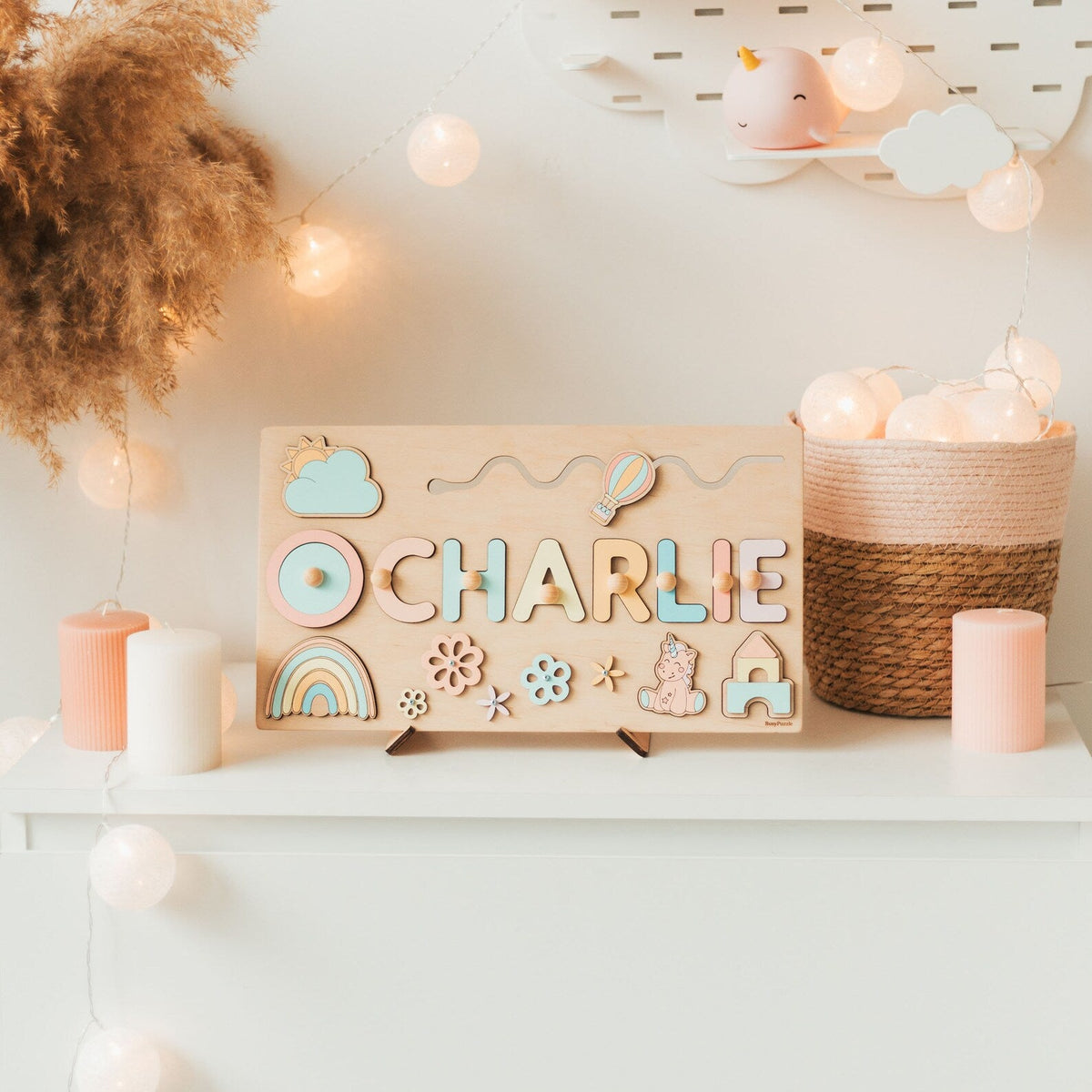 Toddlers Personalized Wooden Puzzle