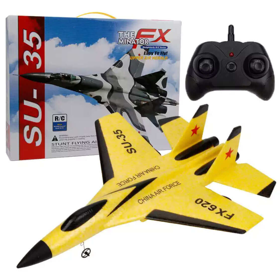 FX SU-35 RC Airplane 2.4G EPP Foam Fighter Glider – RC Plane for Kids