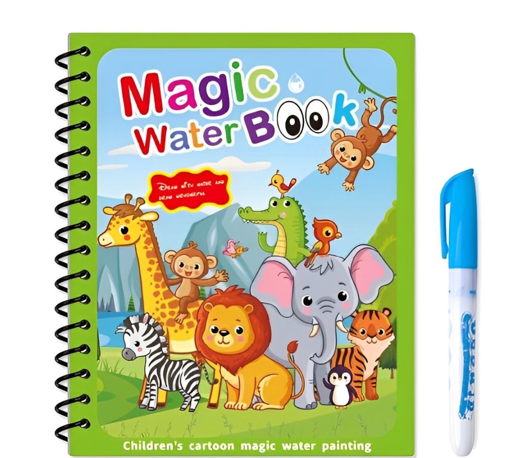 Montessori Water Drawing &amp; Coloring Book