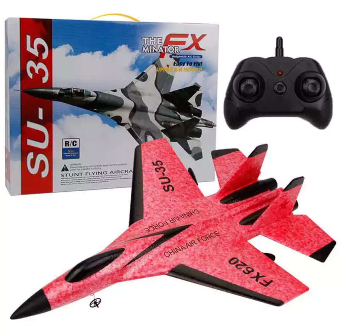 FX SU-35 RC Airplane 2.4G EPP Foam Fighter Glider – RC Plane for Kids
