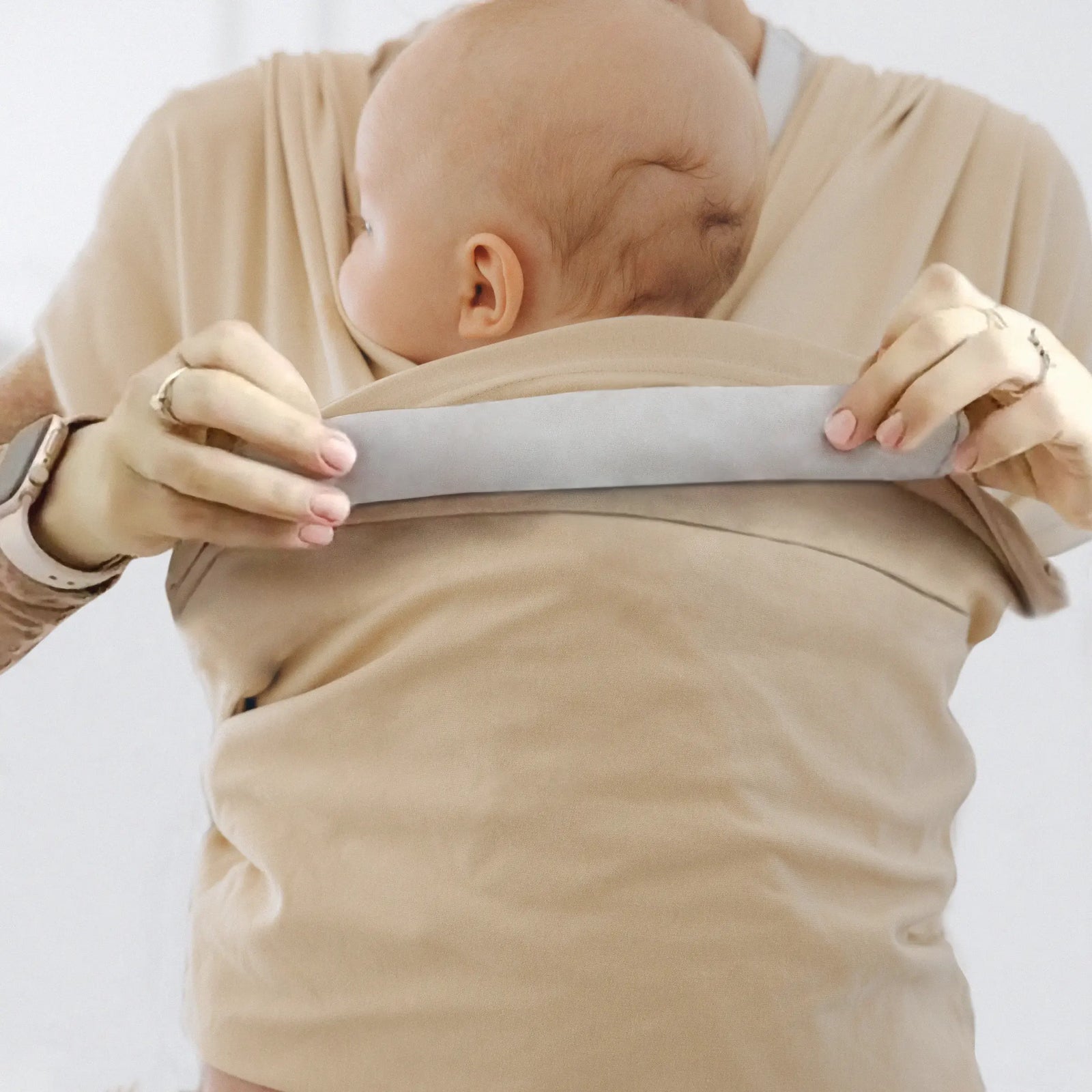 Neck support for baby carrier