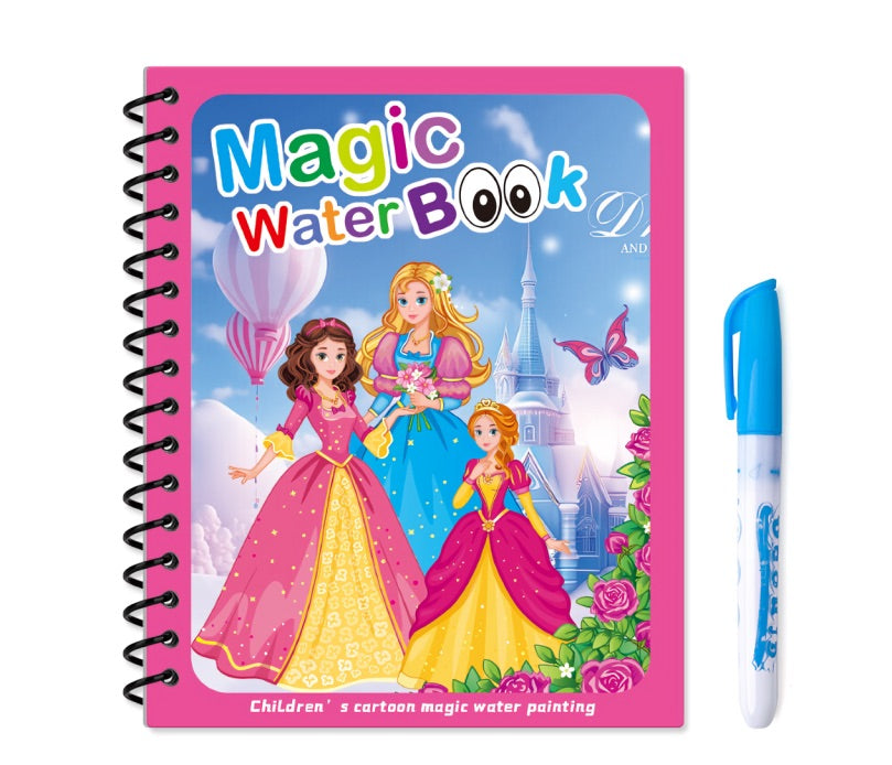 Montessori Water Drawing &amp; Coloring Book