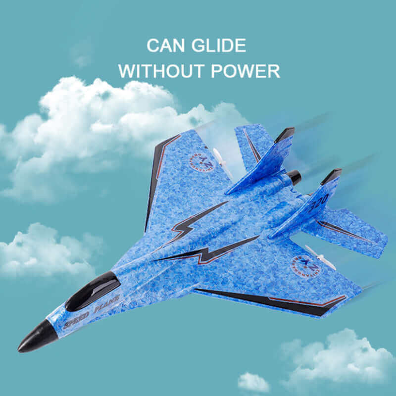MIG 320 Foam RC Glider Drone | Hand-Thrown Electric Airplane Toy for Boys