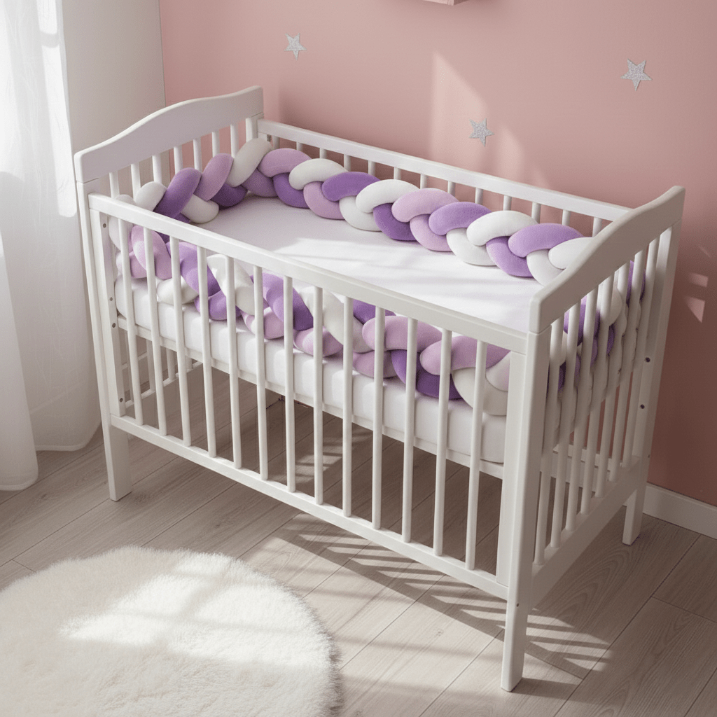 Soft Braid Crib Guard - CozyKnot™