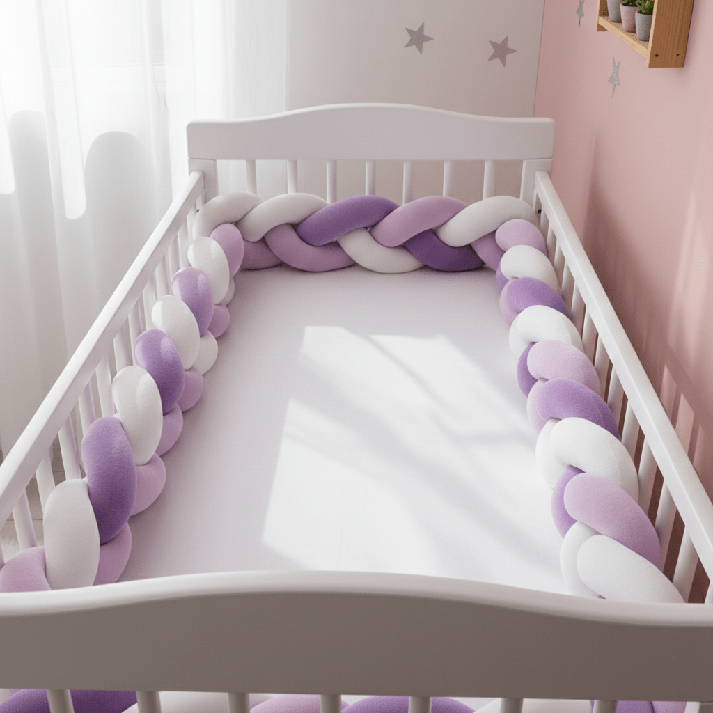 Soft Braid Crib Guard - CozyKnot™