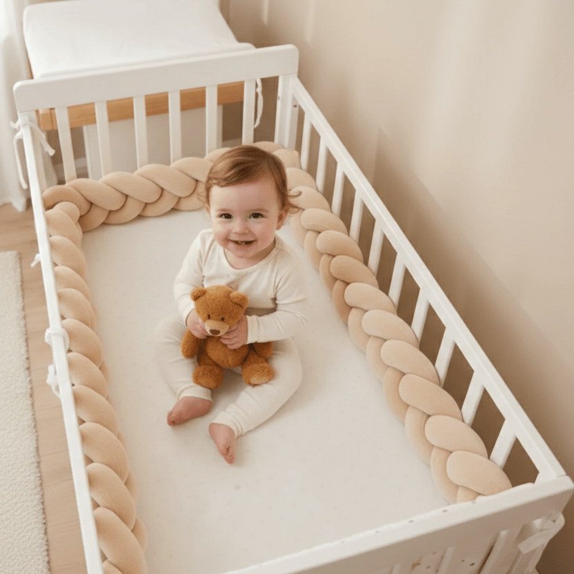 Soft Braid Crib Guard - CozyKnot™