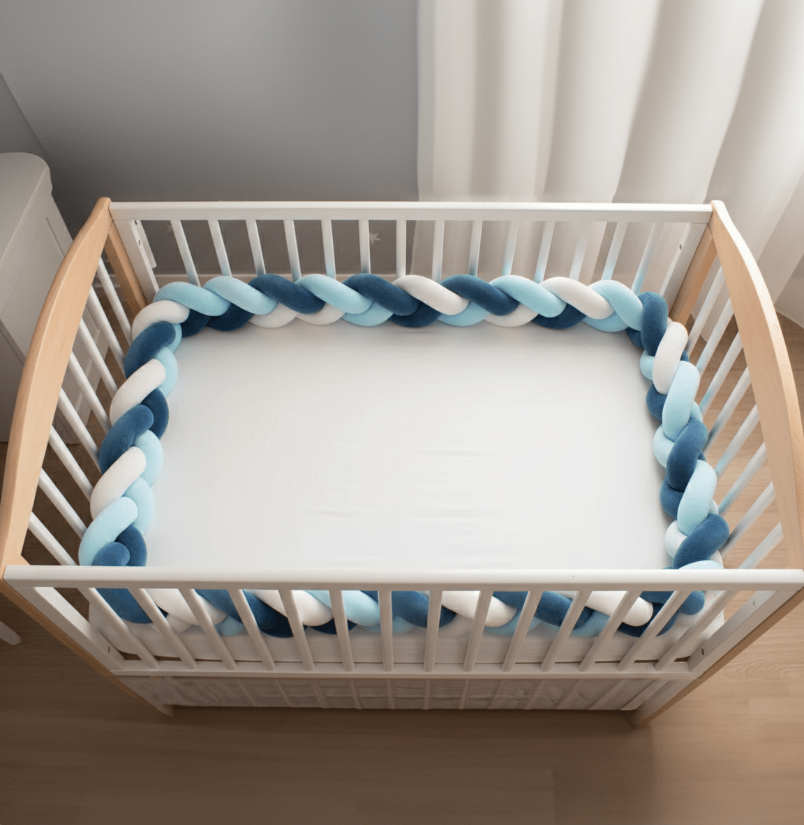 Soft Braid Crib Guard - CozyKnot™