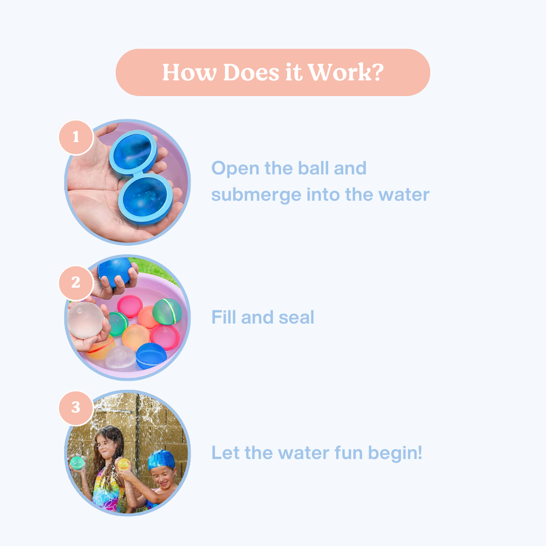Reusable water balloons