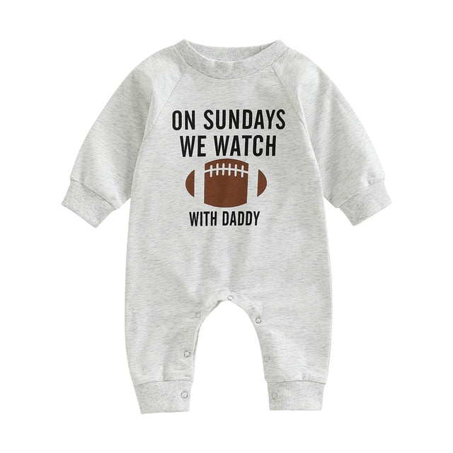 ON SUNDAYS WE WATCH FOOTBALL Jumpsuit