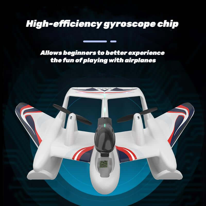 Kidstoylover Sea, Land, Air Glider with Gyro &amp; LED