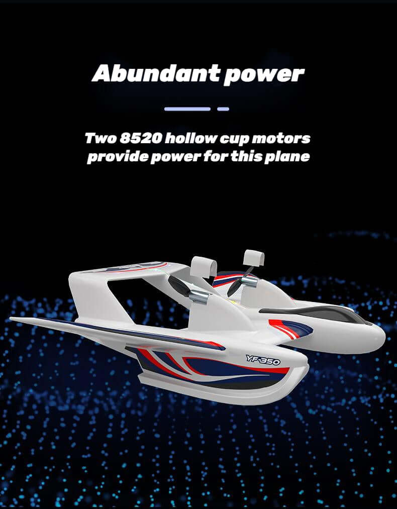 Kidstoylover Sea, Land, Air Glider with Gyro &amp; LED